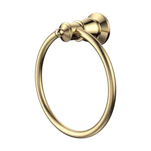 Lillian Towel Ring, Urban Brass by Fienza, a Towel Rails for sale on Style Sourcebook