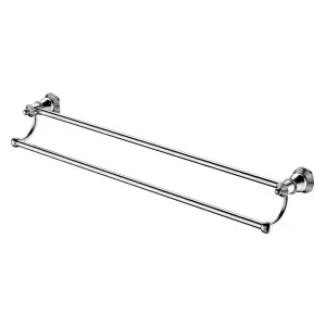 Lillian Double Towel Rail, Chrome by Fienza, a Towel Rails for sale on Style Sourcebook