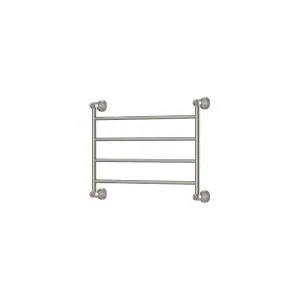 Lillian 600x450mm Heated Towel Rail, Brushed Nickel by Fienza, a Towel Rails for sale on Style Sourcebook