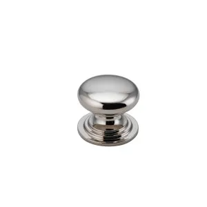 Sarlat Cupboard Knob P27xD32mm Polished Nickel by Iver, a Cabinet Hardware for sale on Style Sourcebook