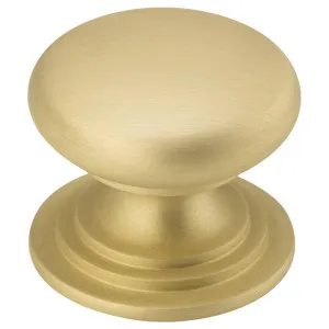 Sarlat Cupboard Knob – P32xD38mm Brushed Gold PVD by Iver, a Cabinet Hardware for sale on Style Sourcebook