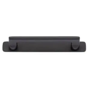 Baltimore Cabinet Pull with Backplate CTC128mm Matt Black by Iver, a Cabinet Hardware for sale on Style Sourcebook