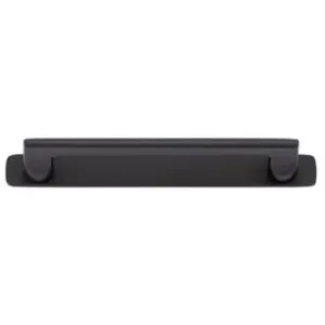 Baltimore Cabinet Pull with Backplate CTC160mm Matt Black by Iver, a Cabinet Hardware for sale on Style Sourcebook