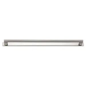 Baltimore Cabinet Pull with Backplate CTC450mm Satin Nickel by Iver, a Cabinet Hardware for sale on Style Sourcebook