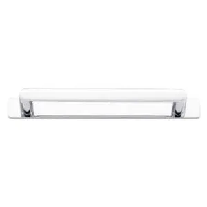 Osaka Cabinet Pull with Backplate CTC160mm Polished Chrome by Iver, a Cabinet Hardware for sale on Style Sourcebook