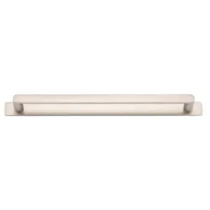 Osaka Cabinet Pull with Backplate CTC256mm Satin Nickel by Iver, a Cabinet Hardware for sale on Style Sourcebook
