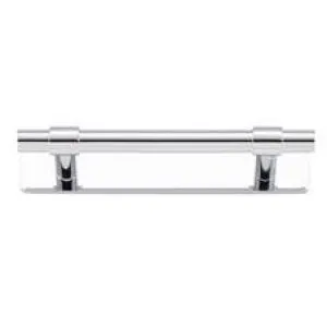 Helsinki Cabinet Pull with Backplate CTC96mm Polished Chrome by Iver, a Cabinet Hardware for sale on Style Sourcebook