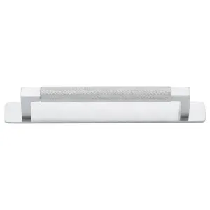 Brunswick Cabinet Pull With Backplate  Brushed Chrome Ctc160Mm by Iver, a Cabinet Hardware for sale on Style Sourcebook