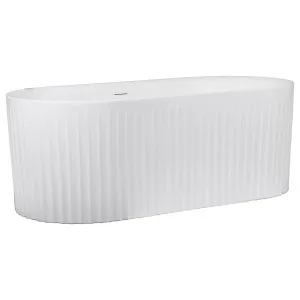 Rama Acrylic Bath Fluted 170x78x61cm Matte White by Schots, a Bathtubs for sale on Style Sourcebook