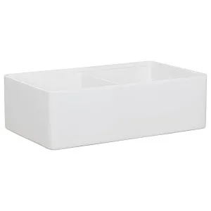 Cornwall Premium 83.5x50.8x25.4cm Double Fireclay Sink, White by Schots, a Basins for sale on Style Sourcebook