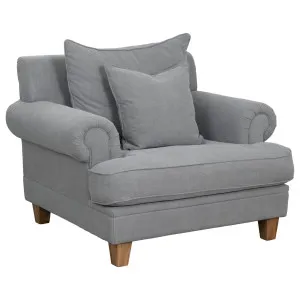 Laura Fabric Armchair, Stone Grey by Schots, a Chairs for sale on Style Sourcebook
