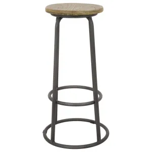 Cagney Recycled Elm Natural Bar Stool by Schots, a Bar Stools for sale on Style Sourcebook