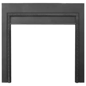Hampton 990x990mm Cast Iron Fascia, Black by Schots, a Fireplaces & Accessories for sale on Style Sourcebook