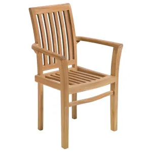Mu Stackable Teak Armchair, Raw by Schots, a Dining Chairs for sale on Style Sourcebook