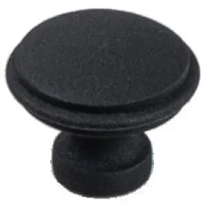 32mm Large Cupboard Knob Bevelled Edge, Matte Black by Schots, a Cabinet Hardware for sale on Style Sourcebook
