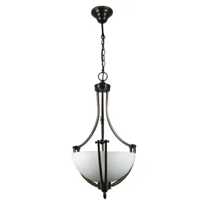 Houston 2 Light Single Pendant, Bronze by Lighting Inspirations, a Fixed Lights for sale on Style Sourcebook