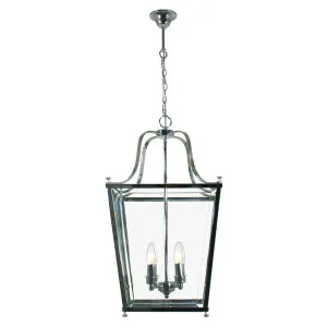 Montana Medium 4 Light Lantern, Chrome by Lighting Inspirations, a Fixed Lights for sale on Style Sourcebook
