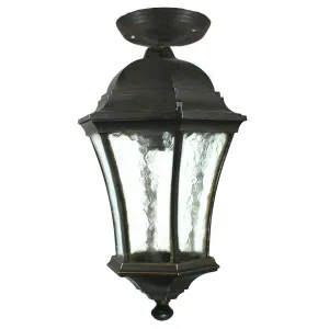 Strand Small Outdoor Under Eave, Antique Bronze by Lighting Inspirations, a Lamps for sale on Style Sourcebook