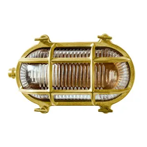 Admiral Outdoor Wall Bunker Light, Solid Brass by Lighting Inspirations, a Lamps for sale on Style Sourcebook