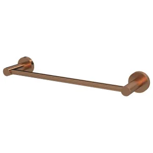 Round Single Towel Rail 300mm, Lustre Bronze by Meir, a Towel Rails for sale on Style Sourcebook