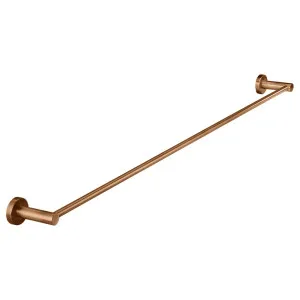 Round Single Towel Rail, 900mm, Lustre Bronze by Meir, a Towel Rails for sale on Style Sourcebook