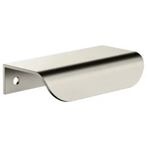 Oppen Edge-Pull 75mm Cabinet Handle, Brushed Nickel by Meir, a Cabinet Hardware for sale on Style Sourcebook