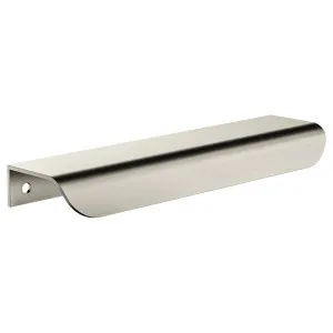 Oppen Edge-Pull 150mm Cabinet Handle, Brushed Nickel by Meir, a Cabinet Hardware for sale on Style Sourcebook