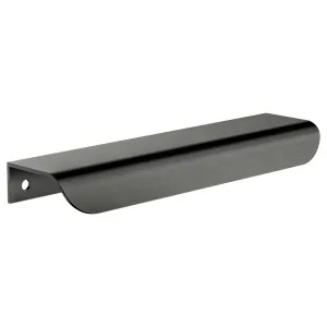 Oppen Edge-Pull 150mm Cabinet Handle, Shadow Gunmetal by Meir, a Cabinet Hardware for sale on Style Sourcebook