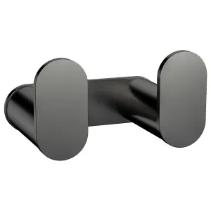 Curvae Double Robe Hook, Shadow Gunmetal by Meir, a Towel Rails for sale on Style Sourcebook