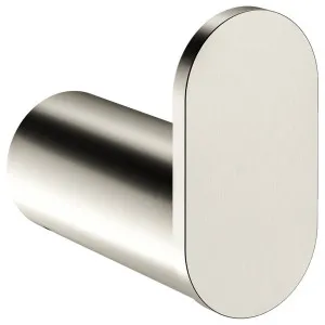 Curvae Single Robe Hook, Brushed Nickel by Meir, a Towel Rails for sale on Style Sourcebook