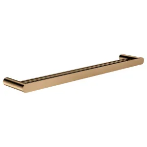 Curvae Double Towel Rail 600mm, Lustre Bronze by Meir, a Towel Rails for sale on Style Sourcebook
