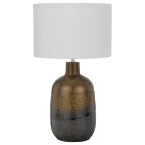 Arthur Ceramic Table Lamp, Rusty, White by Telbix, a Lamps for sale on Style Sourcebook