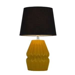 Greet Table Lamp, Butterscotch, Black by Telbix, a Lamps for sale on Style Sourcebook