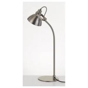 Gwen Table Lamp, Nickel by Telbix, a Lamps for sale on Style Sourcebook