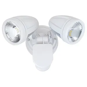 Illume Twin Exterior Sensor, White by Telbix, a Lamps for sale on Style Sourcebook
