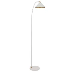 Larson Floor Lamp, White by Telbix, a Lamps for sale on Style Sourcebook