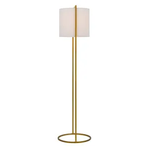 Loftus Floor Lamp, Antique Gold, Ivory by Telbix, a Lamps for sale on Style Sourcebook