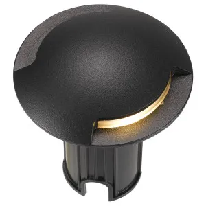 Luc 2 Light 3W 8-26V Inground Light, Black by Telbix, a Lamps for sale on Style Sourcebook