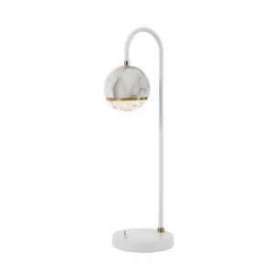 Oneta Table Lamp, White Marble by Telbix, a Lamps for sale on Style Sourcebook