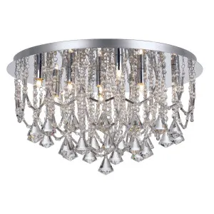 Sandro 53 CTC, Clear Glass, Chrome by Telbix, a Chandeliers for sale on Style Sourcebook