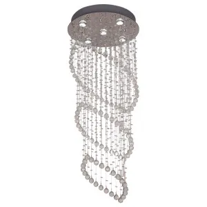 Savina 1200 Pendant, Chrome by Telbix, a Chandeliers for sale on Style Sourcebook