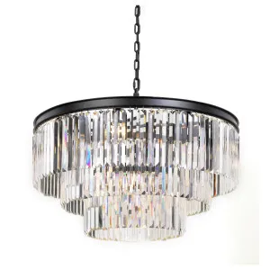 Serene 16 Light Pendant, Black by Telbix, a Chandeliers for sale on Style Sourcebook