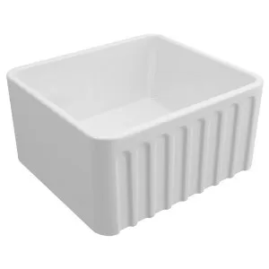Turner Hastings Novi 50x46cm Fireclay Sink, Gloss White by Turner Hastings, a Kitchen Sinks for sale on Style Sourcebook