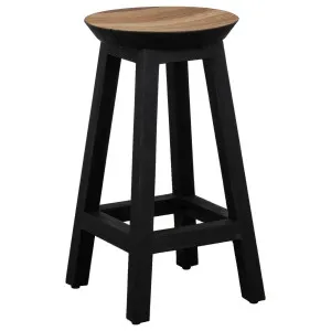 Jama 32x65cm Teak Counter Stool by Schots, a Bar Stools for sale on Style Sourcebook