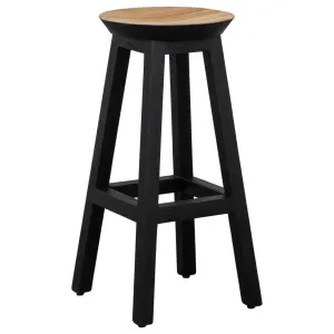 Jama 32x75cm Teak Bar Stool by Schots, a Bar Stools for sale on Style Sourcebook