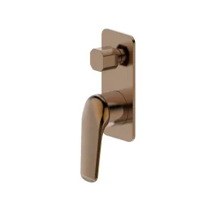 Tela Wall/Shower Diverter Mixer Square Trim Kit Brushed Copper by Haus25, a Laundry Taps for sale on Style Sourcebook