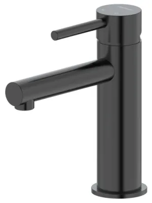Projix Straight Basin Mixer Lf | Made From Brass In Black By Raymor by Raymor, a Bathroom Taps & Mixers for sale on Style Sourcebook