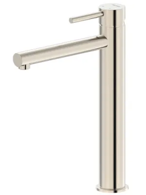 Projix Straight Basin Mixer Tower Lf | Made From Brass In Brushed Nickel By Raymor by Raymor, a Bathroom Taps & Mixers for sale on Style Sourcebook