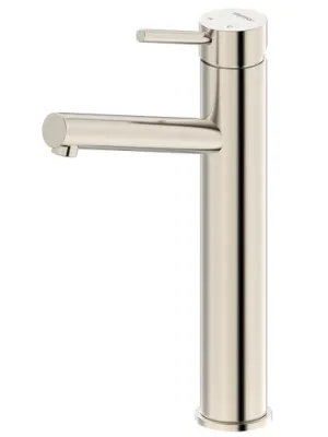 Projix Angled Swivel Basin Mixer Tower Lf | Made From Brass In Brushed Nickel By Raymor by Raymor, a Bathroom Taps & Mixers for sale on Style Sourcebook