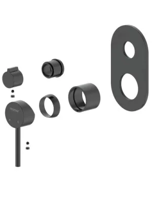 Projix Wall Mixer With Diverter (Trim Kit Only) In Black By Raymor by Raymor, a Bathroom Taps & Mixers for sale on Style Sourcebook